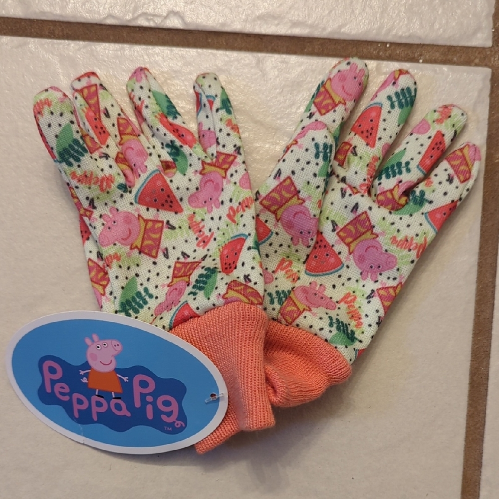 Peppa Pig Gardening Gloves For Toddler, 3yrs